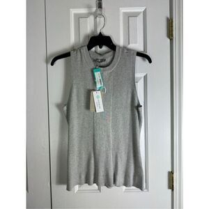 NWT Evolution Kyrie Fitted Sweater Grey Tank Size 2x